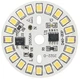 Светодиодный LED-модуль 9Вт, 40мм AC220В плата для ремонта ламп 9Вт, теплый белый - изображение 3