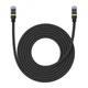 Патч корд CAT7 мережевий кабель LAN RJ45 Baseus Seven types 10 Gigabit Ethernet cable (10m, 10Gbps, САТ 7) - зображення 4
