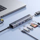 USB хаб на 7 выходов на Type-C HDMI выход Baseus UltraJoy Series 7-Port (HDMI, 2xUSB 3.0, TF, SD). Gray - изображение 2