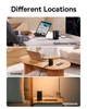 Мережевий зарядний пристрій з 2 виходами 65W Baseus PowerCombo Digital PowerStrip (1USB/2Type-C, 65W, 2 AC). Black - зображення 9