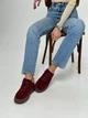 Женские зимние кеды ShoesBand Бордовые натуральная замша на меху 37 (23,5-24 см) (S45231з) - изображение 6