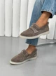Лофери жіночі зимові ShoesBand Темно-бежеві натуральна замша 38 (24,5-25 см) (S94251з) - зображення 3