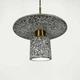 Підвіс Terrazzo Cylinder із сірим бетонним плафоном 30 см у стилі Ар-деко Line.F MJ 162-300 BK - зображення 4
