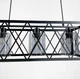 Люстра в чорному каркасі на 3 плафони Line.F 11535/3 BK (Тип B) - зображення 5