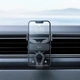 Автомобильный держатель для телефона Baseus Stable Gravitational Car Mount Lite для крепления в воздуховоде (SUWX010001) Black - изображение 4