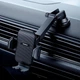 Автомобільний тримач для телефону Baseus UltraControl Go Series Clamp-Type Phone Holder для кріплення на панель/торпедо/лобове скло/дефлектор (C40361600111-00) Black - зображення 2