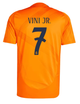 Дитяча футбольна форма Adidas Vini Jr. №7 Real Madrid 2024-2025, розмір 20 (зріст 115–125 см), помаранчева - изображение 4