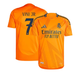 Дитяча футбольна форма Adidas Vini Jr. №7 Real Madrid 2024-2025, розмір 28 (зріст 150–160 см), помаранчева - изображение 3
