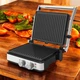 Электрический прижимной гриль Maestro MR-721 Gray 3в1 2000 Вт - изображение 4
