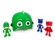 Игровой Набор PJ Masks Маска Гекко зеленая ( Светящие Глаза) + 3 Фигурки Героев " Герои в масках " 3311-3 - изображение 1