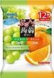 Японська цукерка рідке желе Orihiro Plantdew Konnyaku Jelly Pouch Muscat And Orange 12шт - зображення 1