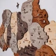 Багатошарова (3Д) дерев'яна мапа України з дерева 100 x 66 см від Enjoy the wood - зображення 4