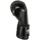 Перчатки боксерские кожаные на липучке Fistrage Fight Gear 5561 размер 14 унций Black - изображение 3