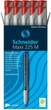 Набір не перманентних маркерів Schneider Maxx 225 M 1 мм 10 шт Червоних (4004675112125) - зображення 1
