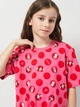 Детский летний комплект (футболка + велосипедки) Adidas Lg Dy Mi T Set JF3646 134-140 см Розовый (4067906210229) - изображение 5
