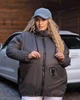 Женская куртка бочонок 50-52 графит (067ОБ) - изображение 1