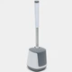 Щетка силиконовая ершик для чистки туалета AVA Grey-White - изображение 4
