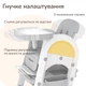 Стульчик-трансформер для кормления 5-в-1 Lorenzo Pranzo. Столик со стульчиком и мольбертом детский (SQCY01) - изображение 3