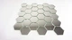 Мозаика зеркальная DecorStoneHub Zs-hex-Z серебристая 304х303 мм соты для зонирования пространства (004176) - изображение 1
