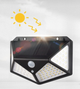 Уличный фонарь прожектор на солнечной батарее Solar Wall Lamp SH-100 Черный - изображение 1
