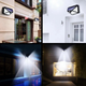 Уличный фонарь прожектор на солнечной батарее Solar Wall Lamp SH-100 Черный - изображение 7
