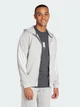 Толстовка на молнии мужская Adidas Sportswear M FI 3S FZ IR9157 2XL Серая (4067892693754) - изображение 11