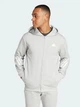 Толстовка на молнии мужская Adidas Sportswear M FI 3S FZ IR9157 2XL Серая (4067892693754) - изображение 13