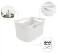 Кошик для зберігання речей Rotho Brisen Box 16L білий (10239) - зображення 3