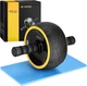 Ролик (гимнастическое колесо) для пресса 4FIZJO Ab Wheel XL Black/Yellow (P-5907739314444) - изображение 1