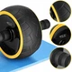 Ролик (гимнастическое колесо) для пресса 4FIZJO Ab Wheel XL Black/Yellow (P-5907739314444) - изображение 2