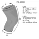 Наколенники спортивные Power System Knee Support Pro PS-6008 Blue/White S/M - изображение 4