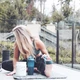 Шейкер спортивный BlenderBottle Classic Loop 28oz/820ml Navy - изображение 7