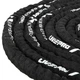 Канат для кроссфита в защитном рукаве BATTLE ROPE LiveUp LP8172-15 (полиэстер, l-15м, d-3,8см, черный) - изображение 4