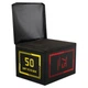 Бокс плиометрический тумба для кроссфита Плиобокс SOFT PLYO BOX LiveUp LP8155 (PVC, дерево, EVA, р-р 50х60х75см, черный) - изображение 8