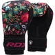 Боксерські рукавиці RDX FL-3 FLORAL BLACK-8 унцій (капа в комплекті) - изображение 2