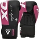 Боксерські рукавиці RDX REX F4 PINK/BLACK-10 унцій (капа в комплекті) - изображение 2