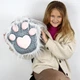 Лапа-антистрес принт (сірий), Копиця 31см арт.00066-68 - зображення 1