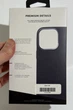 Чохол шкіряний протиударний Decoded Leather Case with MagSafe для Iphone 13 Pro (6.1") Matt Navy Blue - зображення 3