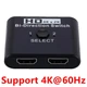 HDMI сплиттер / коммутатор двунаправленный на 2 порта 4K свитч bi direction Switch Splitter свич переключатель - изображение 6