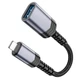 Перехідник Lightning на USB для підключення флешок HOCO UA24 adapter (2A, USB2.0, 480 Mbps, OTG) Black 062m - зображення 7