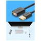 Дата кабель USB 2.0 AM/AF 3.0m US103 Black Ugreen (10317) - зображення 2