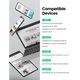 Дата кабель USB-C to USB-C 3.0m 5A 100W US316 Black Ugreen (90120) - изображение 7