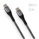 Дата кабель USB-C to USB-C 1.0m PD Fast Charging 65W 3А grey ColorWay (CW-CBPDCC040-GR) - изображение 2