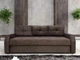 Диван Virkoni Браво 220x90x71 см еврокнижка Аляска 28 коричневый (44701-010010528) - изображение 2