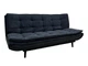 Диван Virkoni Барселона 193x98x89 см клик-кляк Аляска 10 черный (44706-010010510) - изображение 2