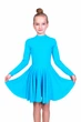 Бейсик для бальных танцев Dance&Sport N99 бифлекс XL/128-134 Голубой - изображение 1