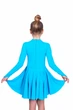 Бейсик для бальных танцев Dance&Sport N99 бифлекс XL/128-134 Голубой - изображение 2