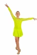 Бейсик для бальных танцев Dance&Sport 960 бифлекс S/110-122 Салатовый - изображение 1