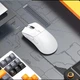 Беспроводная / проводная игровая компьютерная мышь ATTACK SHARK R1 мышка с USB приемником 2.4G и Bluetooth, белый (99205618) - изображение 1