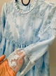 Сукня для дівчинки 120 блакитна святкова - изображение 2